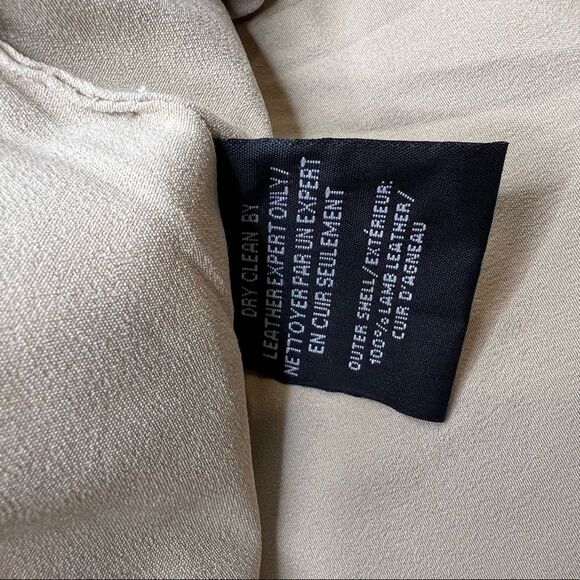 Lamarque X Revolve ~ Aricia Skirt Leather Ruched Back Zip - Picture 8 of 10